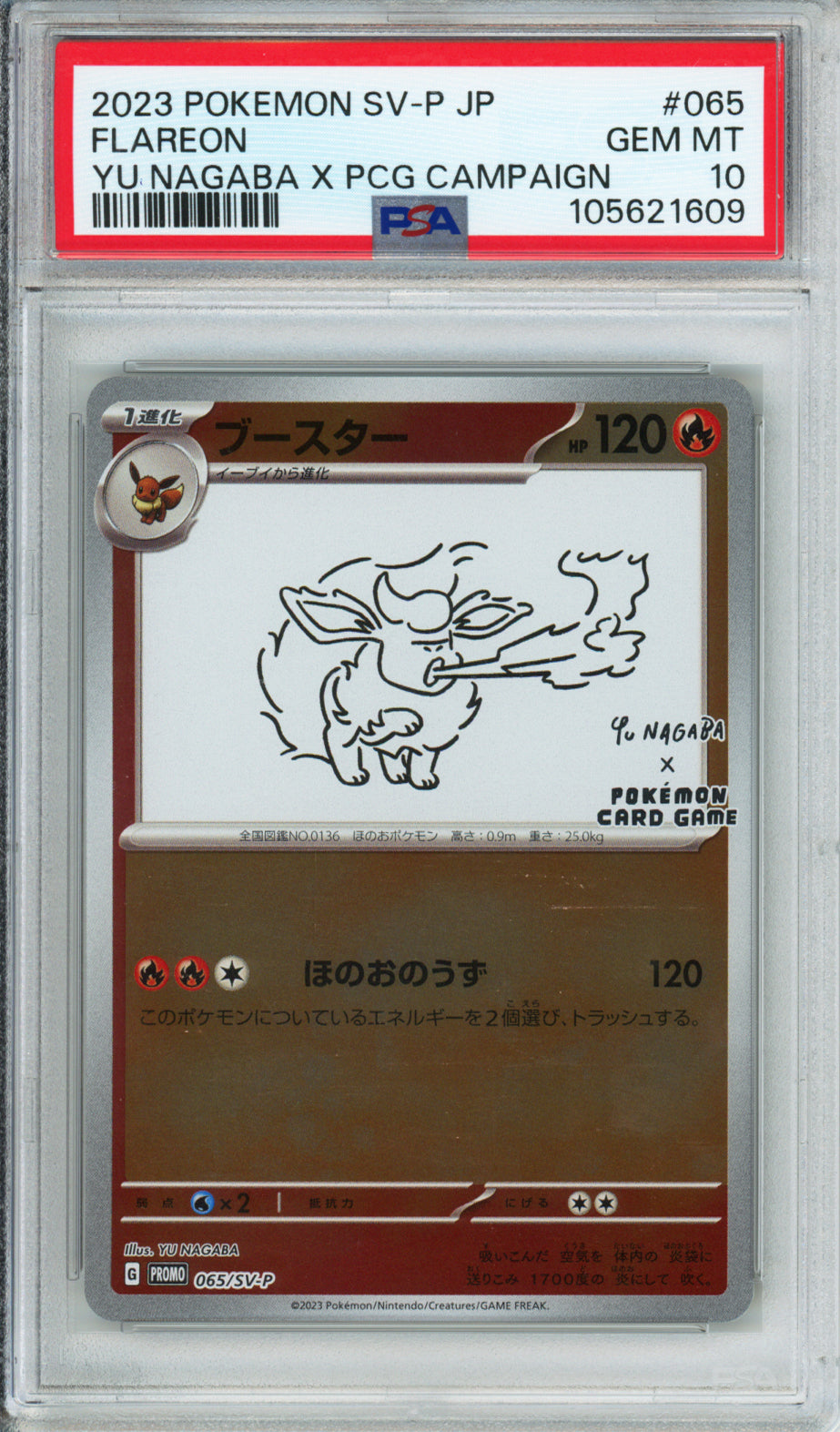 Complete Set of 2023 Yu Nagaba Eeveelutions - Japanese - PSA10 - Sequential Cert #'s