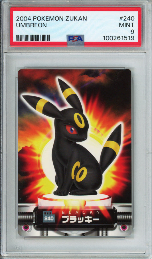 Umbreon - 2004 Pokemon Zukan - #240 - PSA9