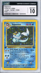 1999 Pokemon Jungle 1st Edition Holo Vaporeon #12 CGC 10 GEM MINT - front
