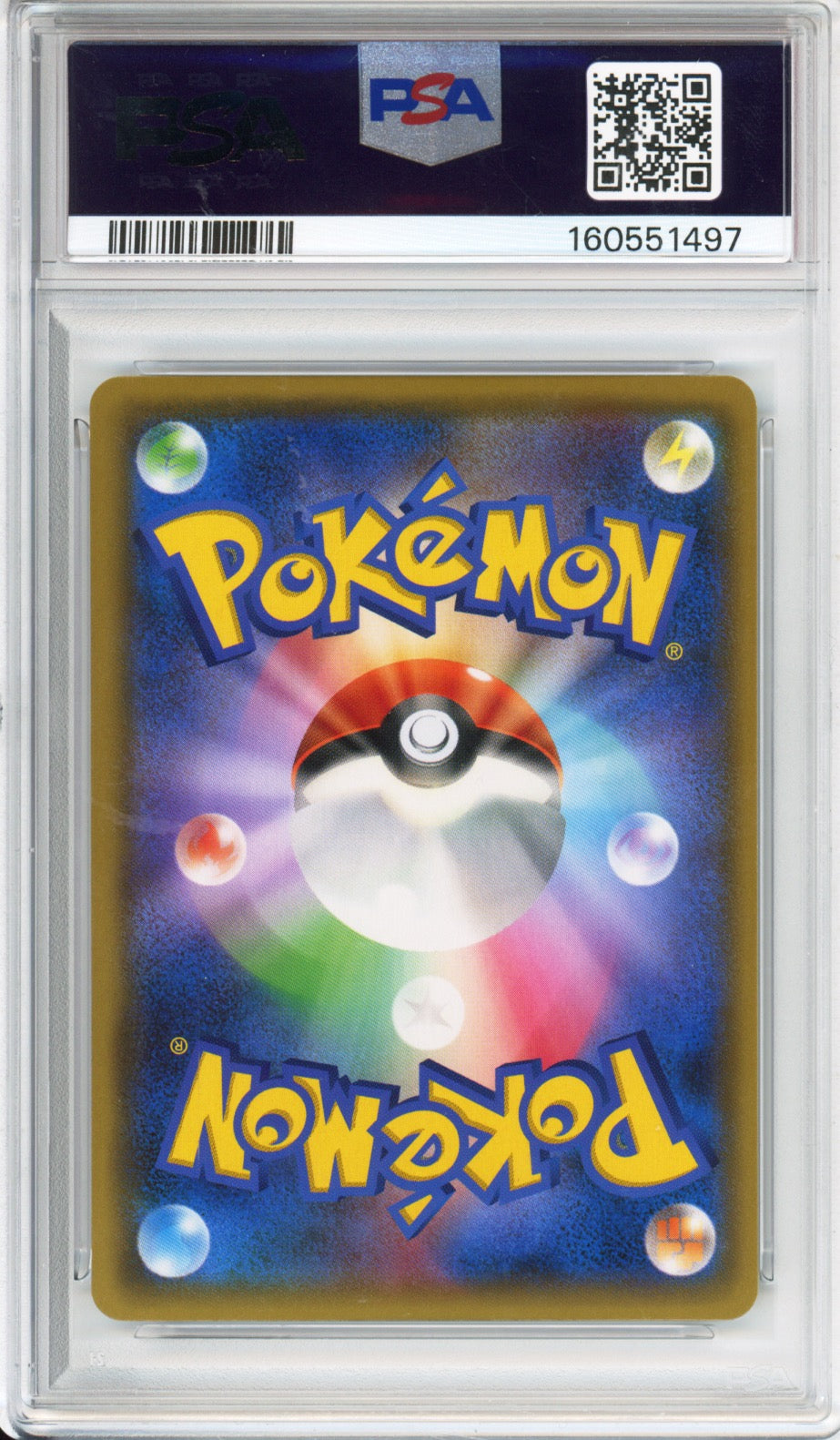 2019 Pokemon Japanese Detective Pikachu Promo Mirror scratch on slab surface (back) Special Jumbo Card Pack #339 PSA 10 - back