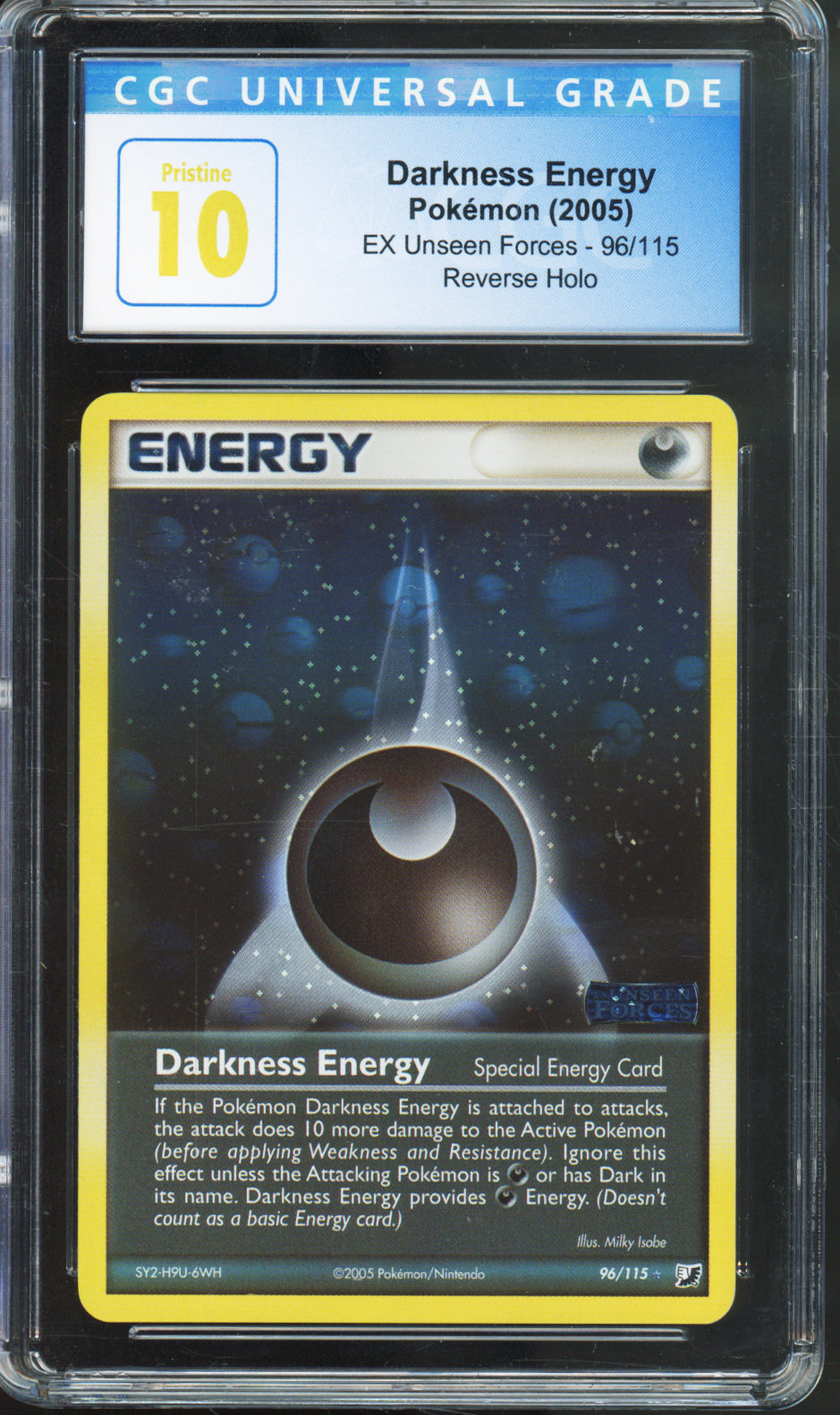 Darkness Energy (Reverse Holo) - 2005 EX Unseen Forces - #96/115 - CGCP10