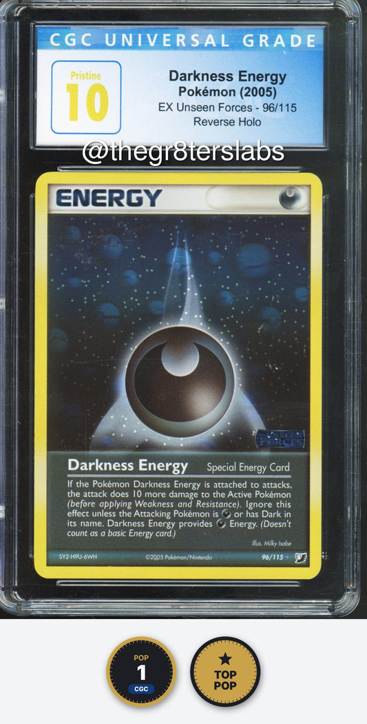 Darkness Energy (Reverse Holo) - 2005 EX Unseen Forces - #96/115 - CGCP10