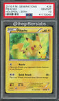 Pikachu (Holo) - 2016 Pokemon Generations - 20th Anniversary - #26/83 - PSA10 - front