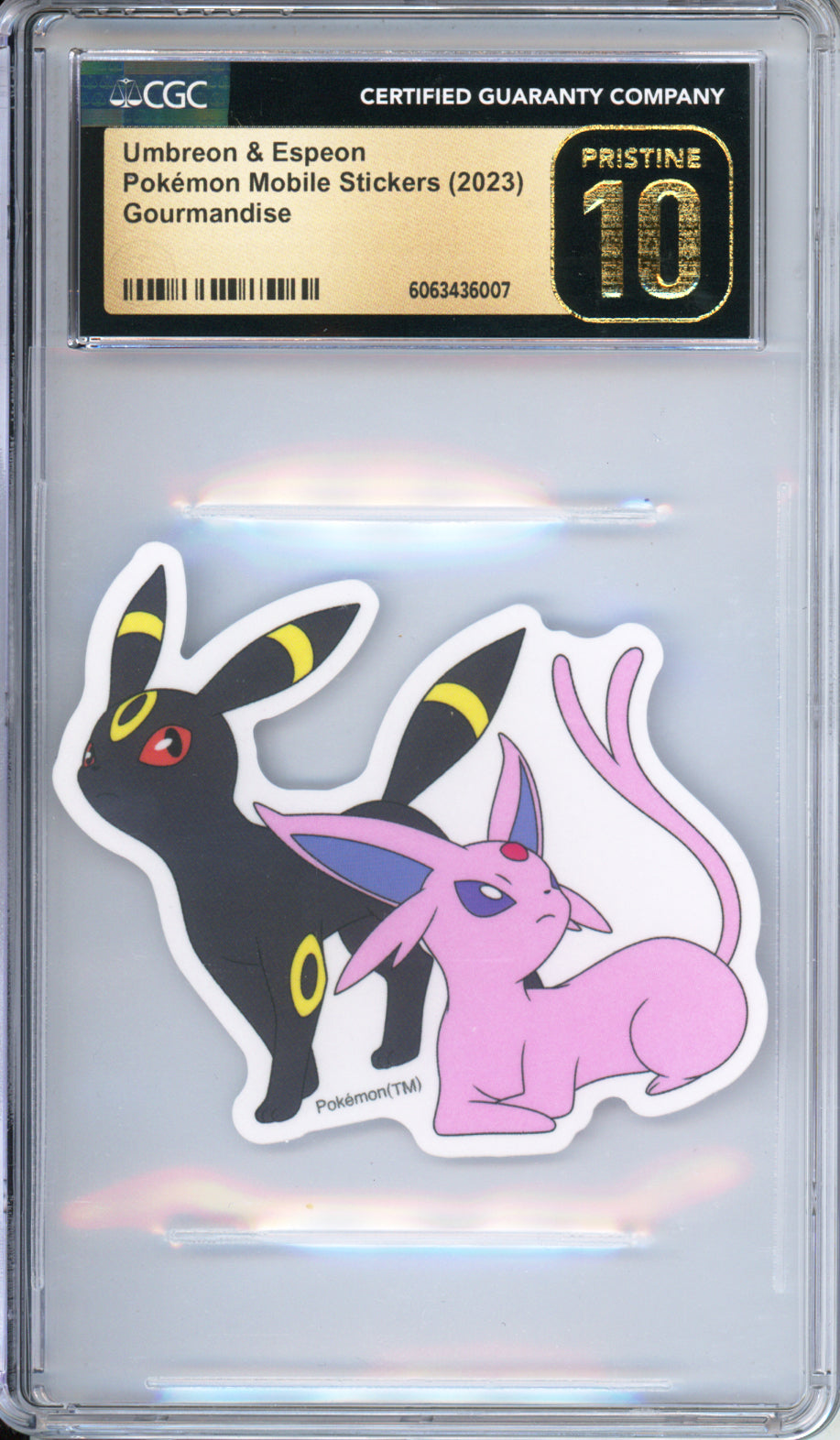 Umbreon & Espeon - 2023 Pokemon Mobile Stickers - Gourmandise - CGCP10