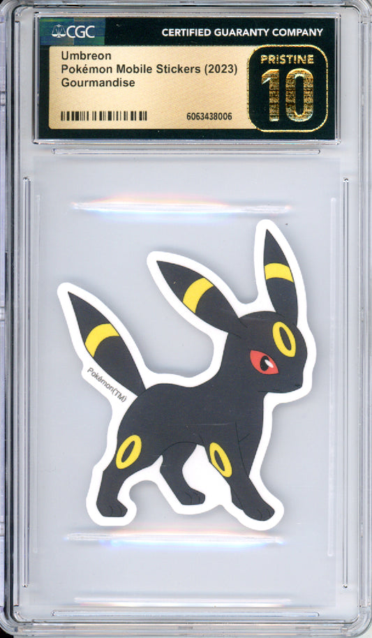 Umbreon - 2023 Pokemon Mobile Stickers - Gourmandise - CGCP10
