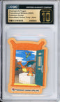 Charizard & Flygon (Holo) - 2023 Pokemon Center Promotional Stickers - WakuWaku Online Prize - Japanese - CGCP10