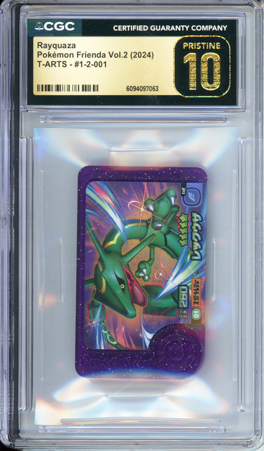 Rayquaza - 2024 Pokemon Frienda Vol. 2 - T-ARTS - #1-2-001 - CGCP10