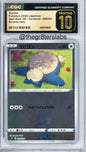 2022 Pokemon Japanese Start Deck 100 CoroCoro Reverse Holo Snorlax #008 CGC 10 PRISTINE - front