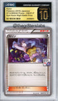 2016 Pokemon Japanese XY Promo Gym Night Battle Prize Karen #256 CGC 10 PRISTINE - front