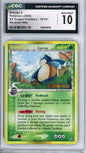 2006 Pokemon EX Dragon Frontiers Reverse Holo Snorlax #10 CGC 10 GEM MINT - front