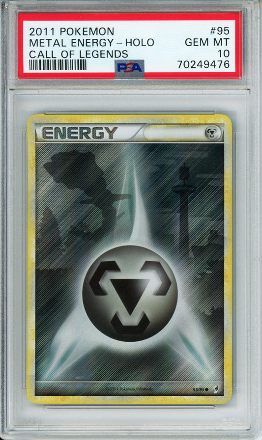 Metal Energy (Holo) - 2011 Call of Legends - #95/95 - PSA10