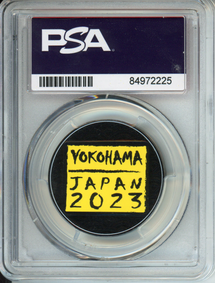 Pikachu (Black) - 2023 Japanese Coin Promo - 2023 World Championships Coin Set - PSA10