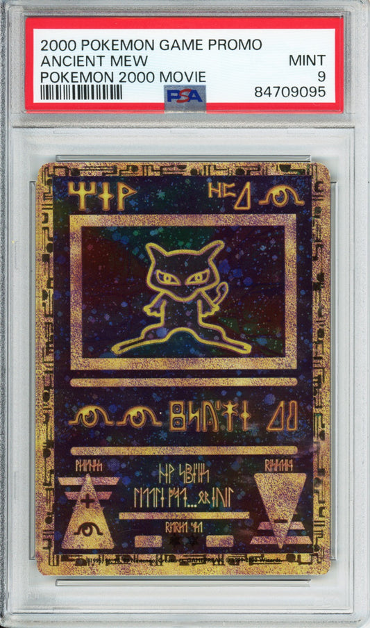 Ancient Mew - 2000 Pokemon Promo - Pokemon 2000 Movie - PSA9