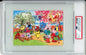Ash, Pikachu & Others - 1998 Pokemon Postcard - Yellow Ver P/O - Picnic - Japanese - PSA4