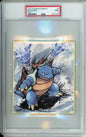 Blastoise - 2019 Pokemon Shikishi - Art 1 - PSA9
