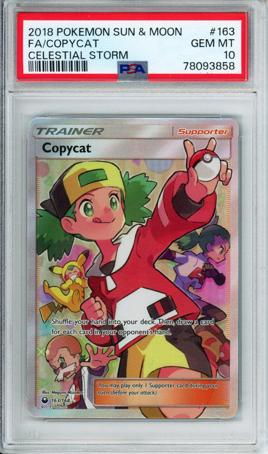 Copycat (Full Art) - 2018 Celestial Storm - #163/168 - PSA10