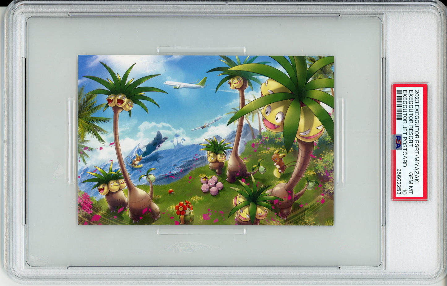 Exeggutor Resort - 2023 Exeggutor Resort Miyazaki - Exeggutor Jet Postcard - PSA10