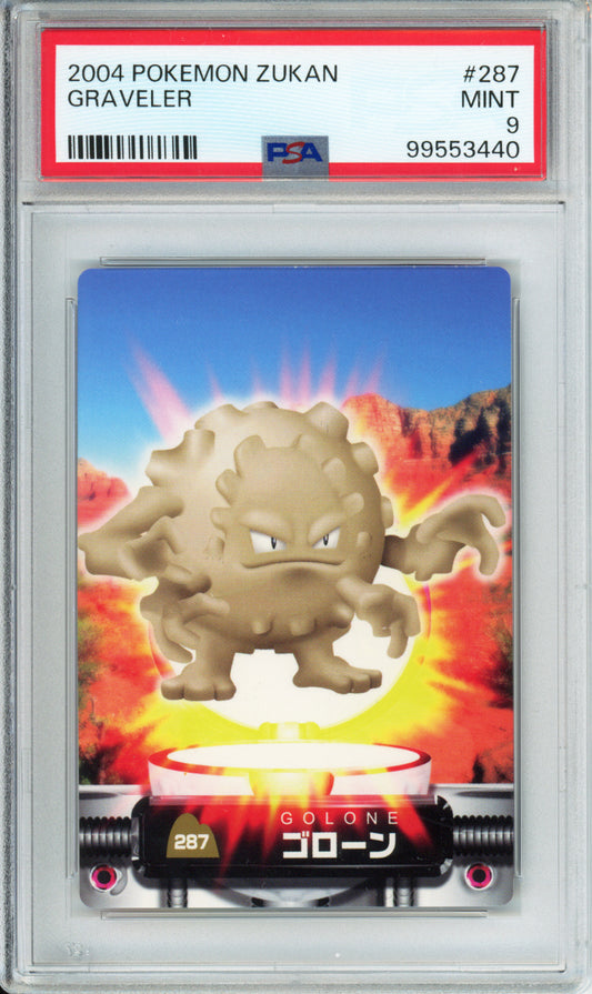 Graveler - 2004 Pokemon Zukan - #287 - PSA9