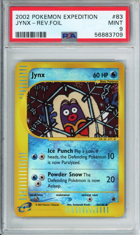 Jynx (Reverse Foil) - 2002 Expedition - #83/165 - PSA9