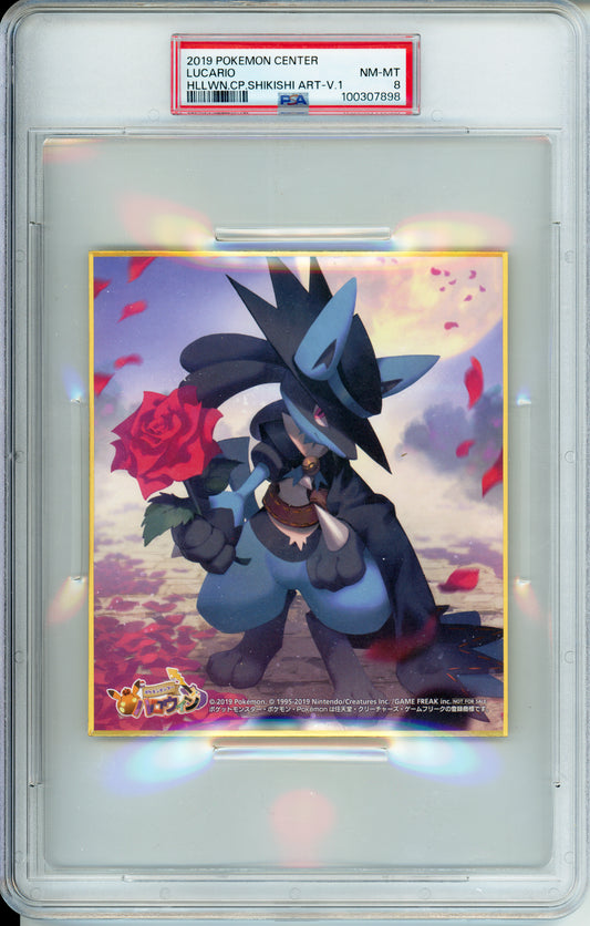 Lucario - 2019 Halloween Campaign - Shikishi Art V.1 - PSA8