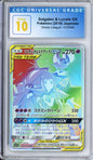 Solgaleo & Lunala GX (Full Art, Hyper Rare) - 2019 Dream League - Japanese - #070/049 - CGC Pristine 10 - POP 11