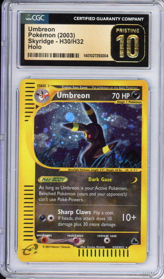 Umbreon (Holo) - 2003 Skyridge - #H30/H32 - CGCP10