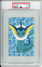 Vaporeon - 2012 Pokemon Center Postcard - Eievui Collection - Japanese - PSA8