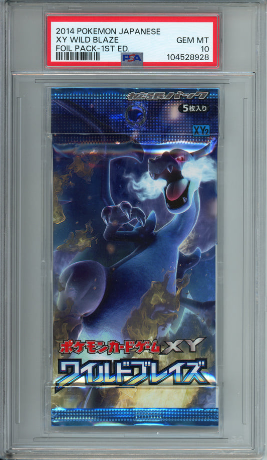 Foil Pack - 2014 XY Wild Blaze - 1st Edition - Japanese - PSA10